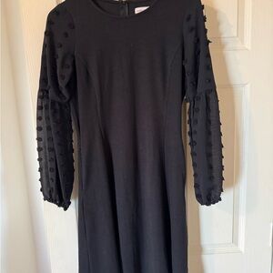 Piper & Scoot Black Midi Sweater Dress
